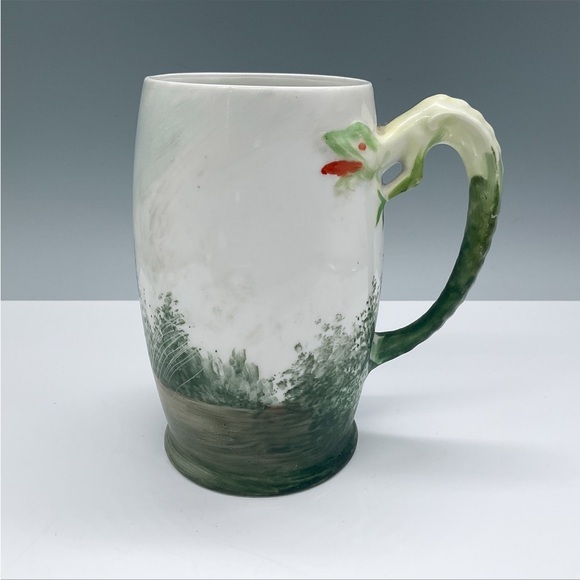 Vintage Bavaria Hand-Painted‎ Beer Stein Dragon Handle - Picture 2 of 4